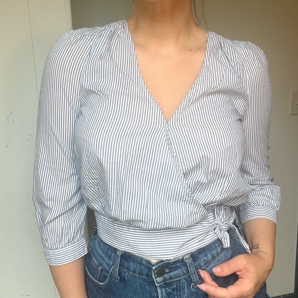 Madewell Wrap Top